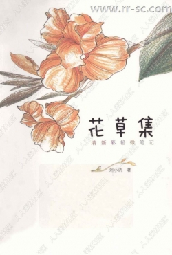 清新彩色铅笔花草图绘集书籍杂志