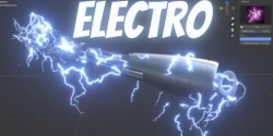 Electro路径能量闪电电光火石Blender插件V1.0.0版