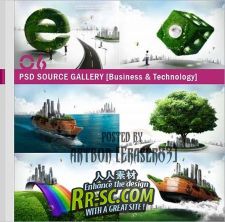 《创意商务PSD分层6》PSD Source Gallery - Business & Technology Volume 6