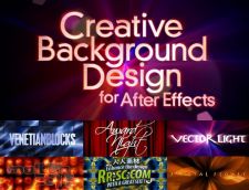 创意动态背景设计 AE工程和教程合辑Vol1-7 Creative Backgroun
