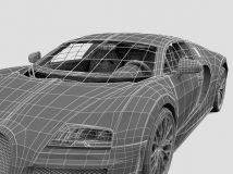 《布加迪威航跑车3D模型》Turbo Squid Bugatti Veyron