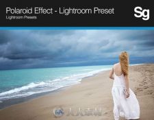 宝丽来图像调色处理特效PS动作GraphicRiver - Polaroid Effect - Lightroom Preset...