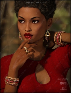 美丽高贵女性珠宝首饰3D模型合集