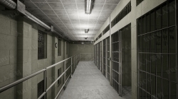 现代拘留牢房设施控制室场景环境Unreal Engine游戏素材资源