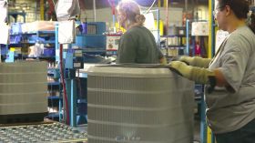 冷冻空调制造厂企业宣传片高清实拍视频素材