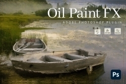Oil Paint FX油画风格艺术绘画特效PS插件
