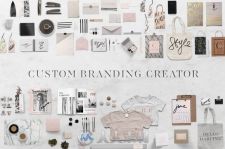 自创品牌100种物品展示PSD模板Custom Branding Creator- 100+ Items