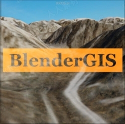 BlenderGIS地理空间数据处理可视化工具Blender插件V2.2.10版