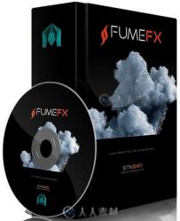 FumeFX流体模拟引擎Maya插件V3.5.7版 Sitni Sati Fume FX 3.5.7 Maya 2012-2016