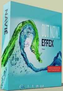 Navié Effex Krakatoa Edition流体动画C4D插件V2.50.01版