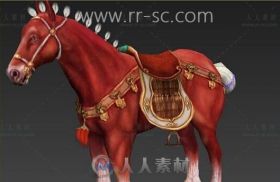 赤兔马3D模型