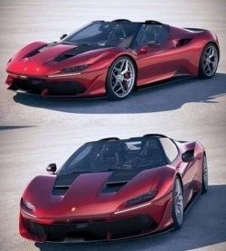 法拉利Ferrari J50 2017款超跑汽车3D模型