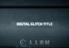数码科幻风格标题动画AE模板 Videohive Digital Glitch Title 4074148