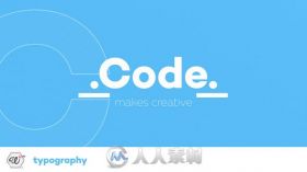 代码印刷文字字幕标题动画AE模板 Videohive Code Typography 17002154