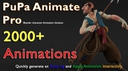 Pupa Animate Pro角色动画制作Blender插件V1.3版