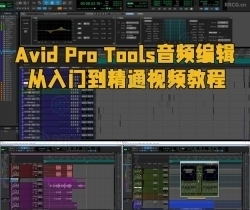 Avid Pro Tools音频编辑从入门到精通视频教程