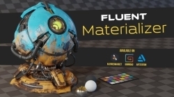 Fluent Materializer自定义纹理材质库Blender插件V1.4版