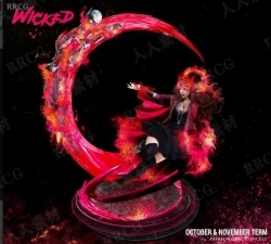 漫威动漫影视角色绯红女巫3D打印模型