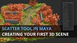 Polygonflow发布了Ecotope GraphN中用于Maya的新对象散射工具