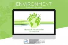 环保风格PPT模板Environment PowerPoint Template