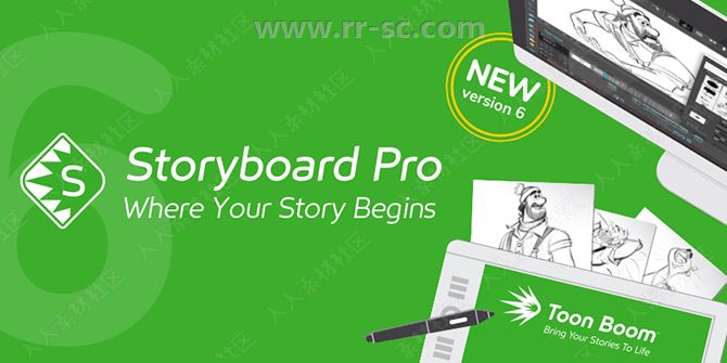 ToonBoom Storyboard Pro 6分镜头故事板软件V14.20.2版