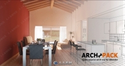 Archipack建筑archviz流程Blender插件V2.4.0版