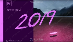 Premiere Pro CC 2019非线剪辑软件V13.1.3.44版