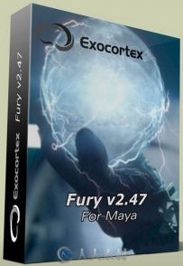 Exocortex Fury渲染器Maya插件V2.47版 Exocortex Fury v2.47 For Maya 2012 - 2015...