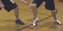 二人篮球比赛投篮防守慢镜头高清实拍视频素材