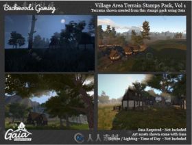 边远地区村庄地形编辑器扩充Unity3D资源素材
