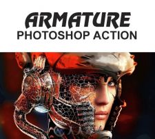 骨架人物图像特效PS动作graphicriver-15136030-armature-photoshop-action