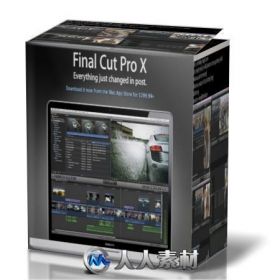 Apple Final Cut Pro X非线剪辑软件V10.3.2版 FINAL CUT PRO X 10.3.2 MULTI MAC