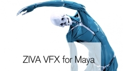 Ziva Dynamics Ziva VFX骨骼肌肉运动模拟Maya插件V2.1版