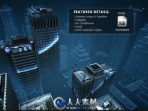 《大都会三维城市3D模型合辑》Video Copilot 3D Models Metropolitan Pack 3D City...