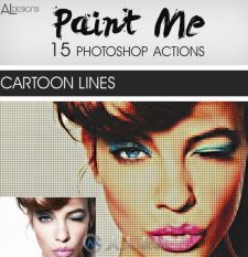 绘画图像处理特效PS动作GraphicRiver - Paint Me Photoshop Actions 11647619