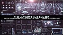 终极HUD界面动画AE模板合辑 Videohive The Ultimate HUD Builder 10848371