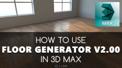FloorGenerator地板制作3dsmax 2020插件V2.10版