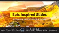 唯美折光相册动画AE模板 Videohive Epic Inspired Slides 12334750