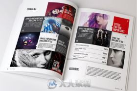 8款杂志宣传册indesign排版模板8 InDsgn Magazine Brochure Templates