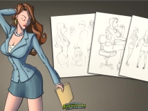 《PhotoshopCS5数字手绘女性角色概念草图高级教程》