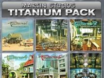 《马林工作室模型&材质集合》Marlin Studios Titanium Pack