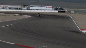 竞技摩托车赛道慢镜头视频素材