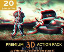 20种3D特效图像处理PS动作graphicriver-14966877-premium-3d-action-pack-20-action