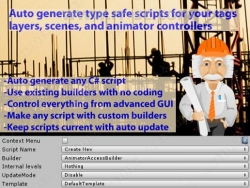 安全访问脚本生成器工具Unity游戏素材资源