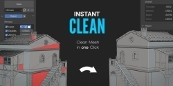 Instant Clean模型网格自动清理Blender插件V2.0.3版