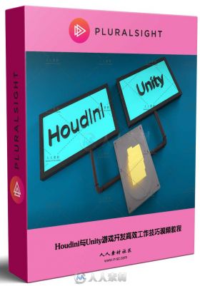 Houdini与Unity游戏开发高效工作技巧视频教程 PLURALSIGHT HOUDINI TO UNITY ADVAN...