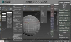 RappaTools3高级工具3dsmax插件V3.55版