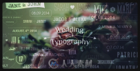 爱情婚礼时间线包装元素动画AE模板 Videohive Wedding Typography Titles Dates an...