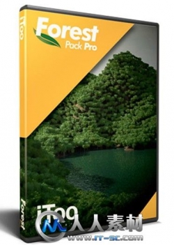 《3dsMax森林植物插件V4.0.2版》iTooSoft ForestPack Pro v4.0.2.352 for 3ds Max9...