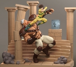 圣斗士星矢动漫角色星矢对战卡西欧士雕塑3D打印模型